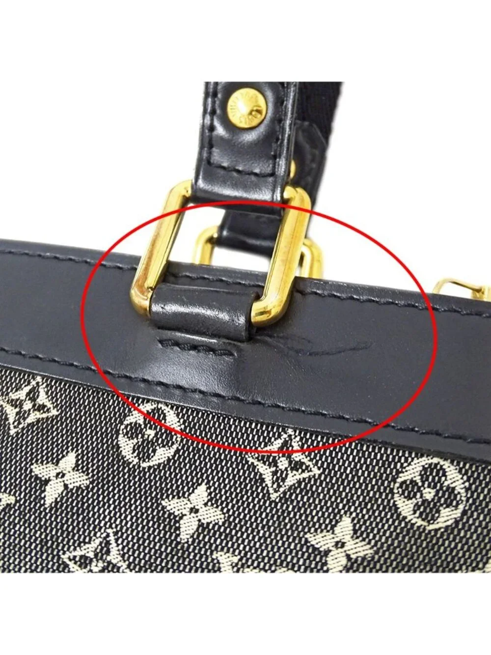 Louis Vuitton Bag Monogram Mini Handbag Lucille PM Noir Black